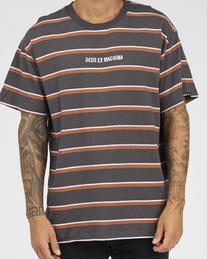 Deus Ex Machina Continuum Stripe T-Shirt for Mens