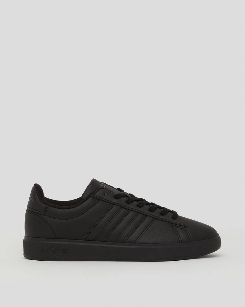 Shop adidas Grand Court 2.0 Shoes In Core Black/core Black/ftwr White ...