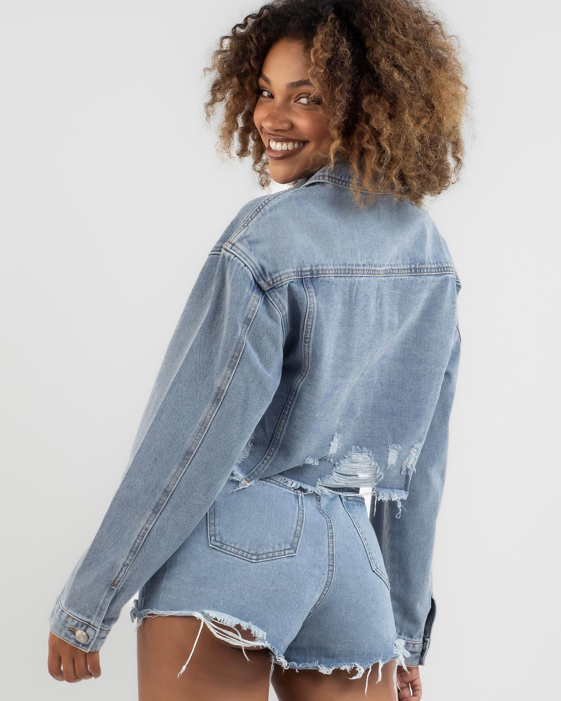 City beach denim jacket sale