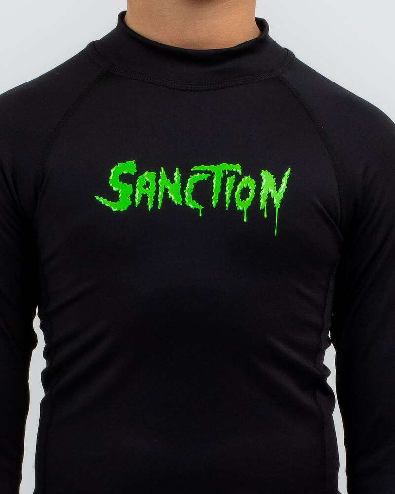 Sanction Boys' Gnarly Long Sleeve Rash Vest for Mens