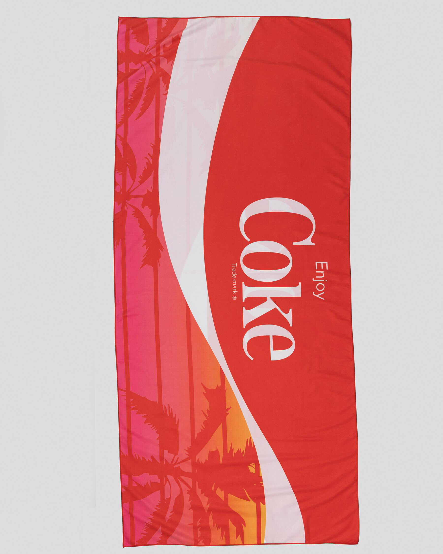 FOOT IES Coke Sunset Beach Towel In Red FREE Shipping Easy