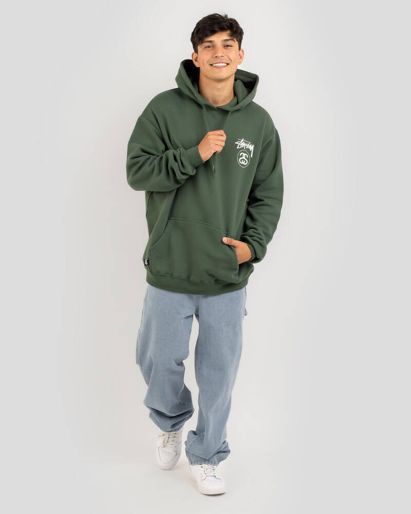 Stussy Solid Stock Link Hoodie for Mens