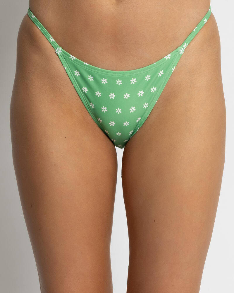 Hurley Marbella Tab Side Bikini Bottom for Womens