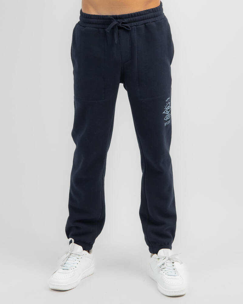 Shop Rip Curl Search Icon Track Pants In Navy - Fast Shipping & Easy ...