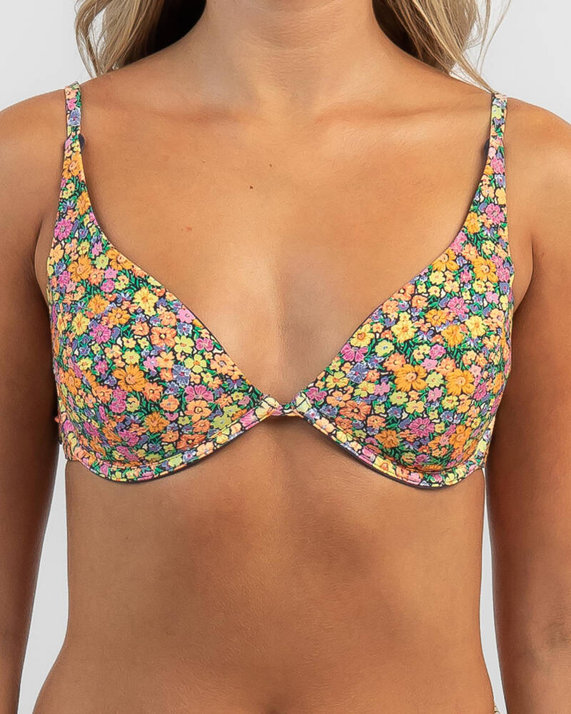 Rip Curl Afterglow Floral Bikini Top for Womens