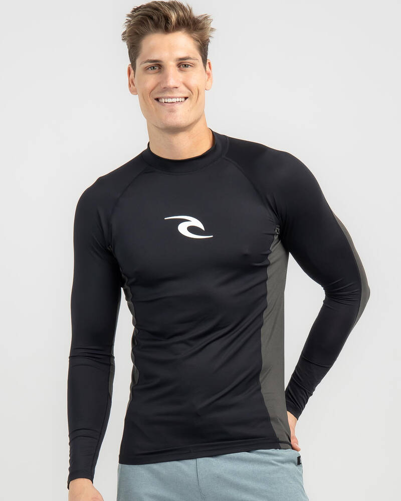 Rip Curl Waves UPF Perf Long Sleeve Rash for Mens