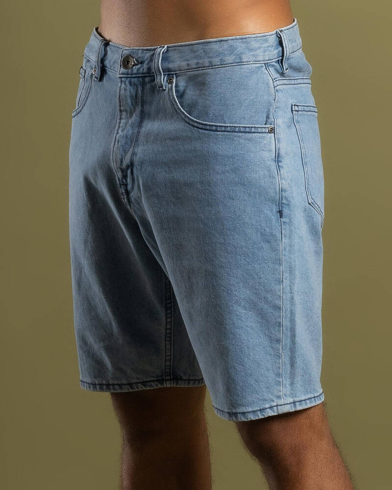 Quiksilver Aqua Cult Aged Denim Shorts for Mens