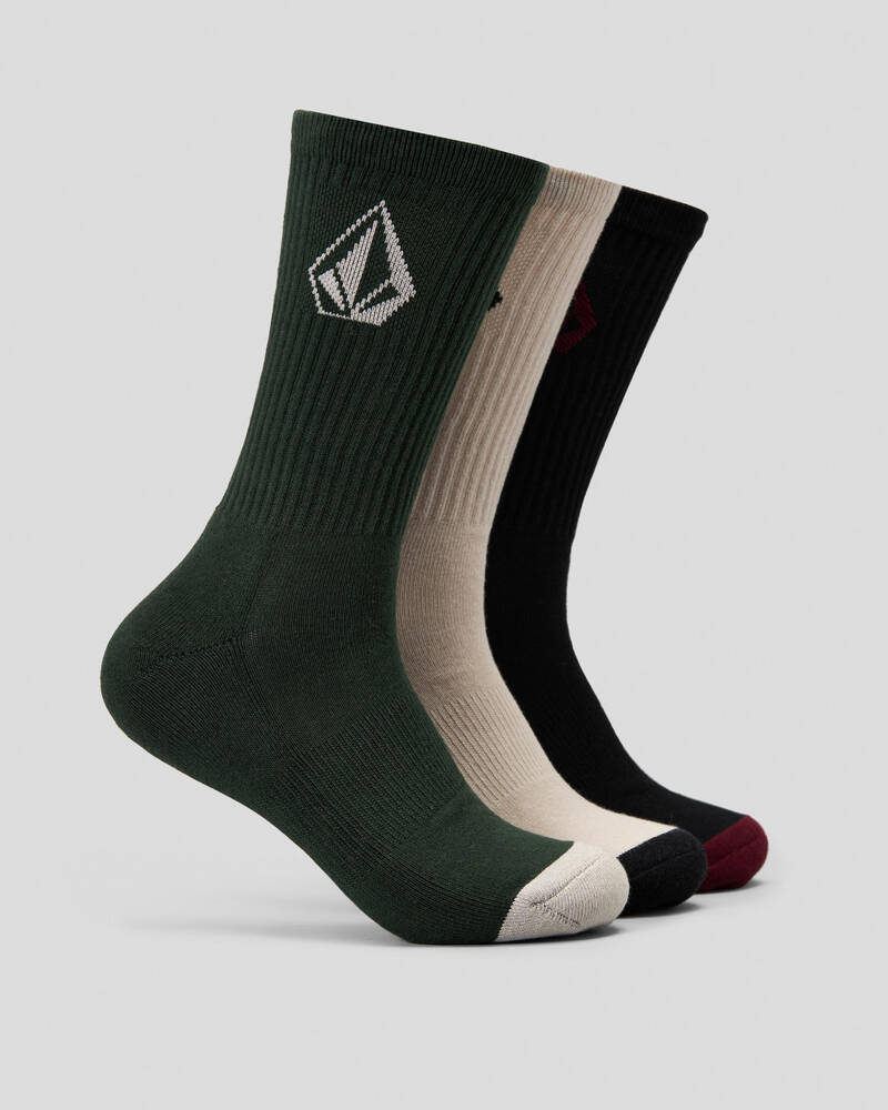 Volcom Full Stone Socks 3 Pack for Mens