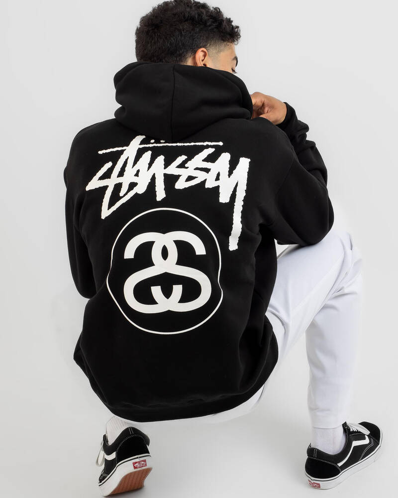 Stussy Solid Stock Link Hoodie for Mens