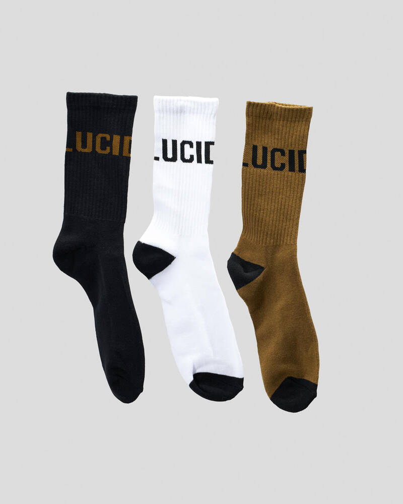 Lucid Alpha Socks 3 Pack for Mens