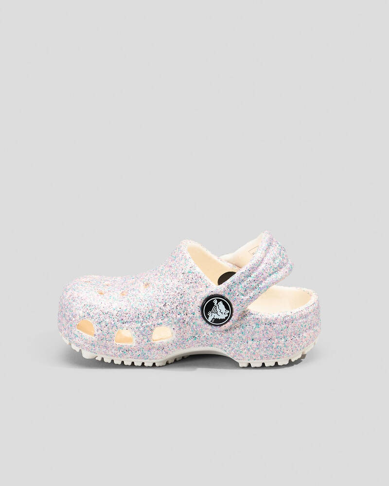 Crocs Toddlers' Glitter Clogs for Unisex