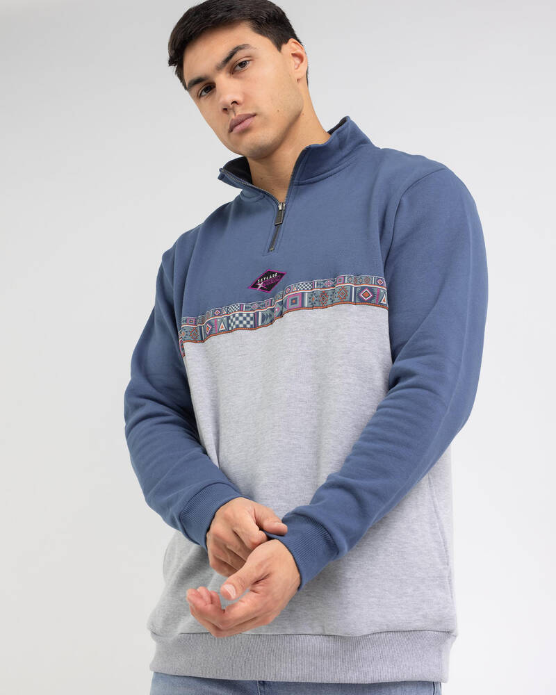 Shop Skylark Affirm Sweatshirt In Blue/grey - Fast Shipping & Easy ...