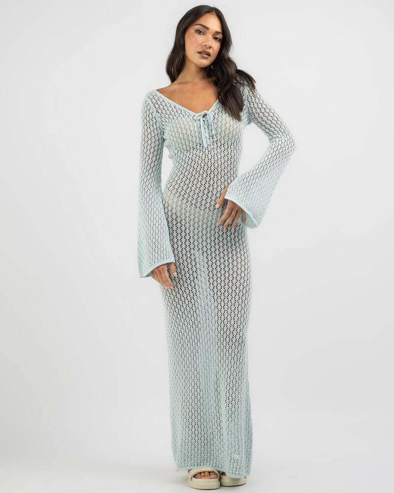 Ava And Ever Kali Crochet Maxi Dress for Womens