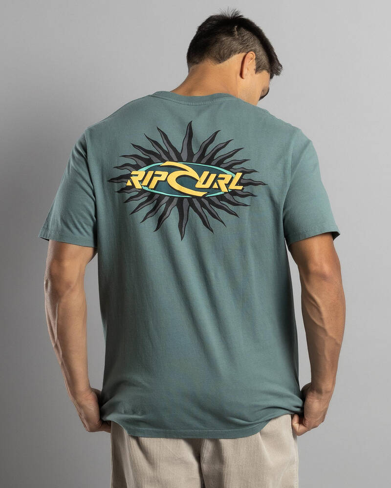 Rip Curl Quest Oval Burst T-Shirt for Mens