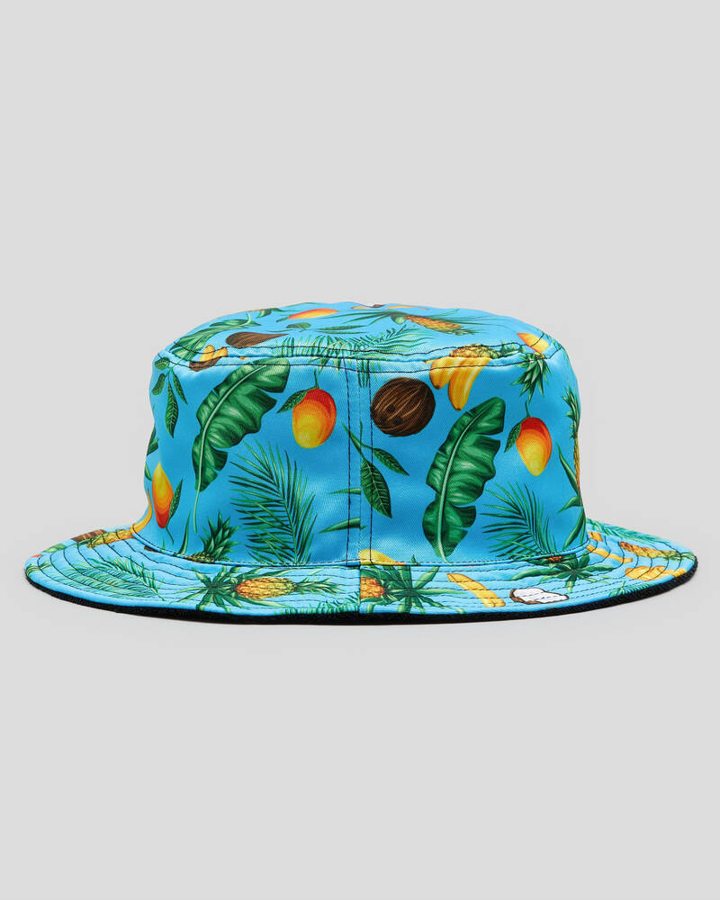 Lucid Tropical Zone Reversible Bucket Hat for Mens