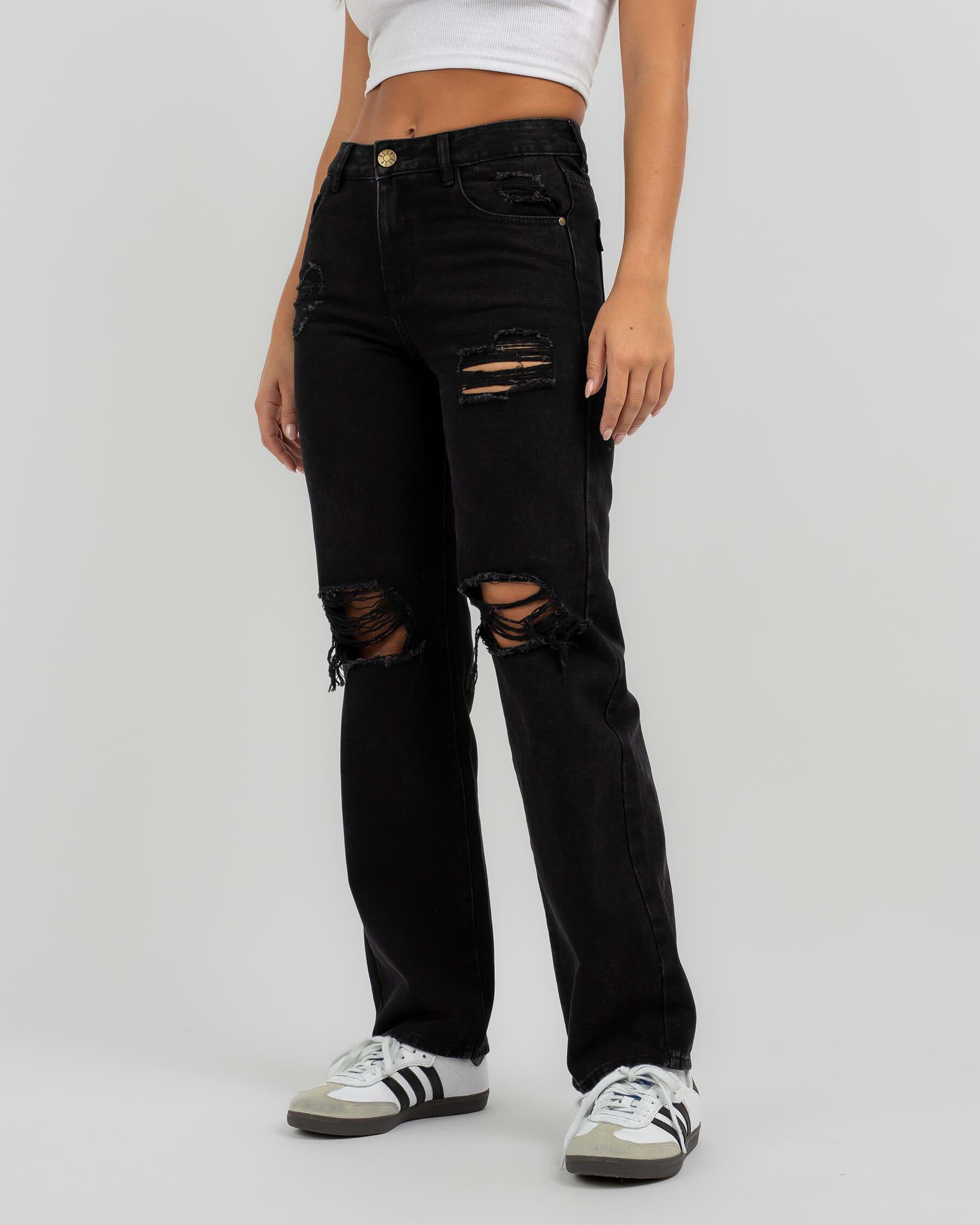 Hudson black sales ripped jeans