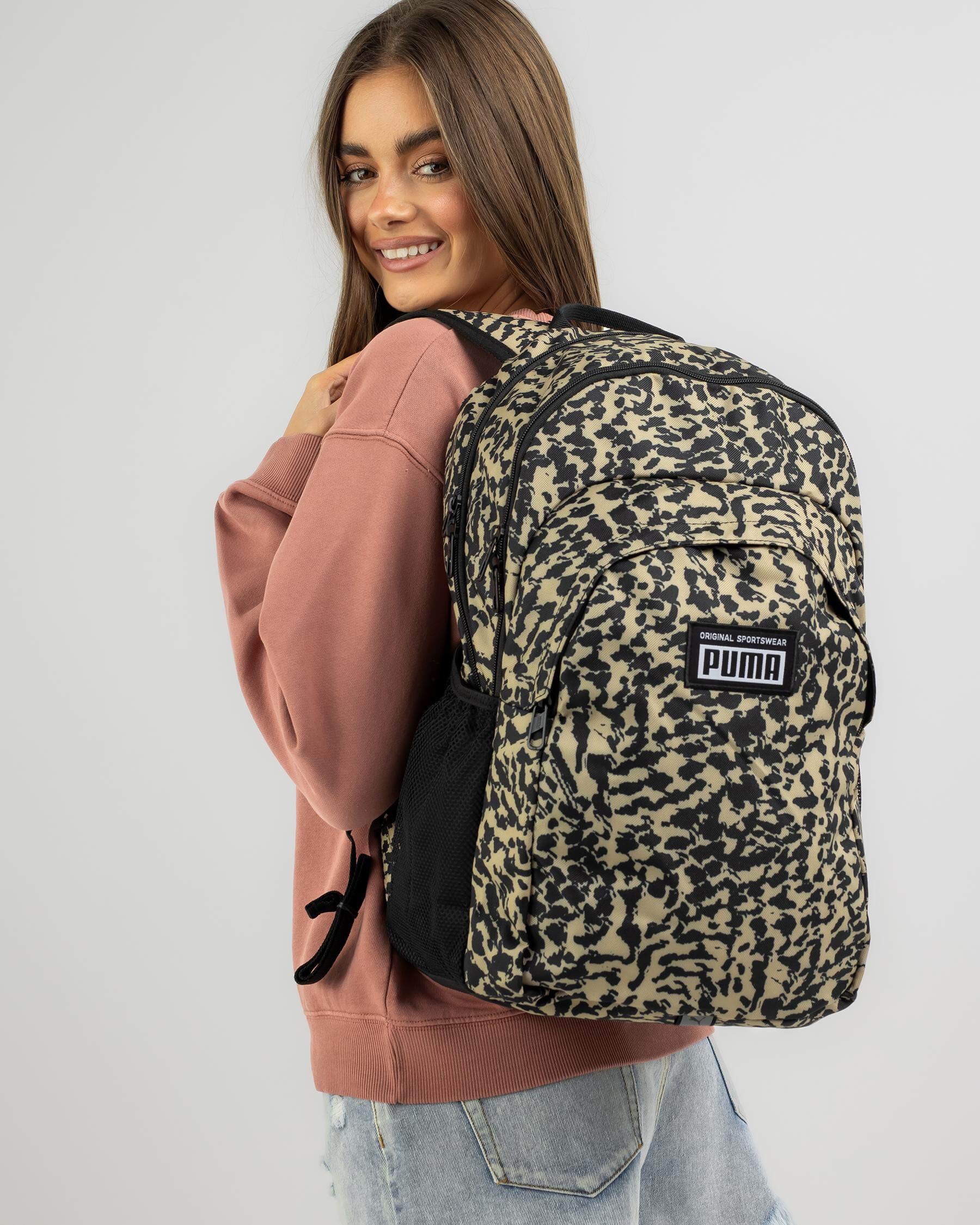 Dune leopard print backpack hotsell