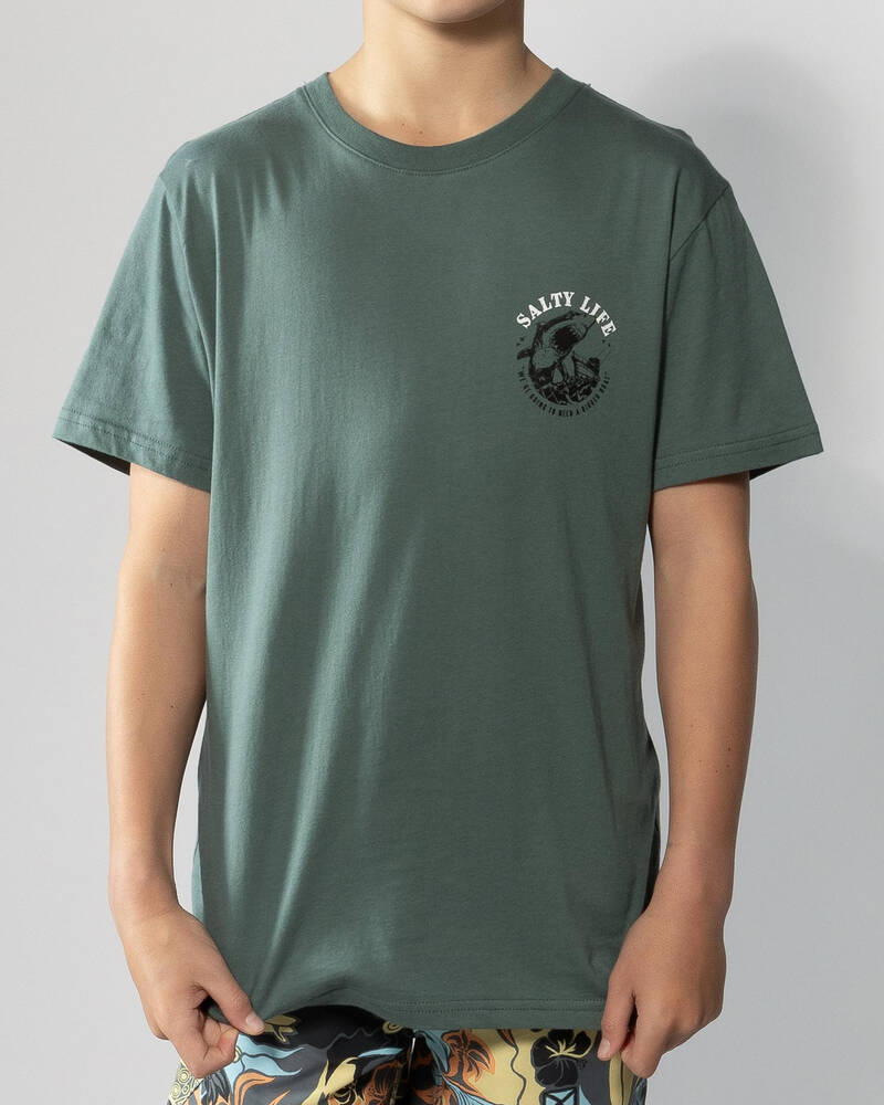 Salty Life Boys' Peak T-Shirt for Mens