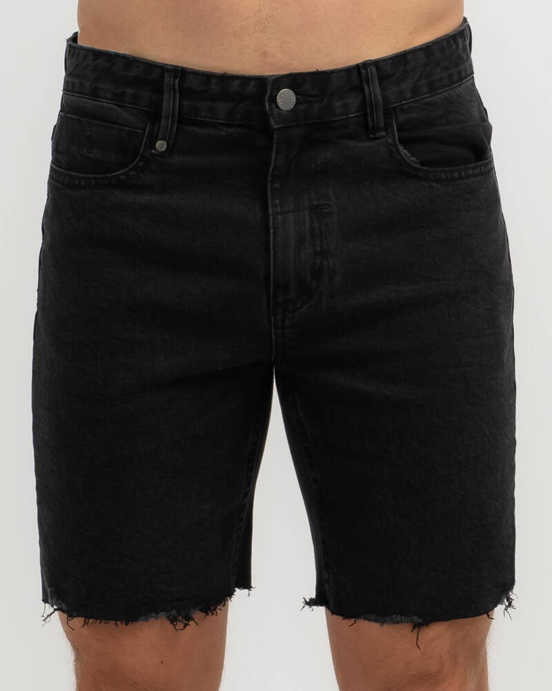 Thrills Bones Denim Shorts for Mens