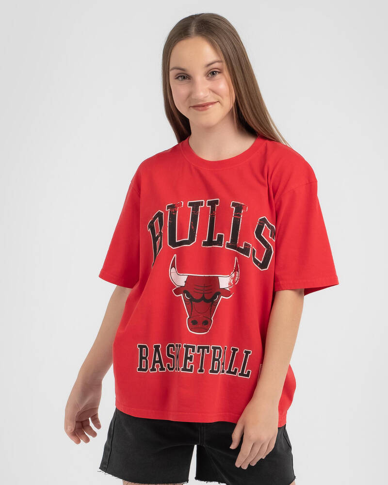 Mitchell & Ness Girls' Locker Room Oversized T-Shirt for Womens