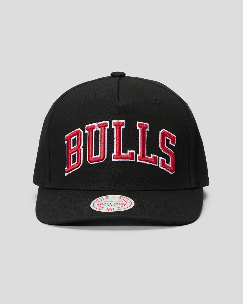 Mitchell & Ness Chicago Bulls Wordmark Snapback Cap for Mens