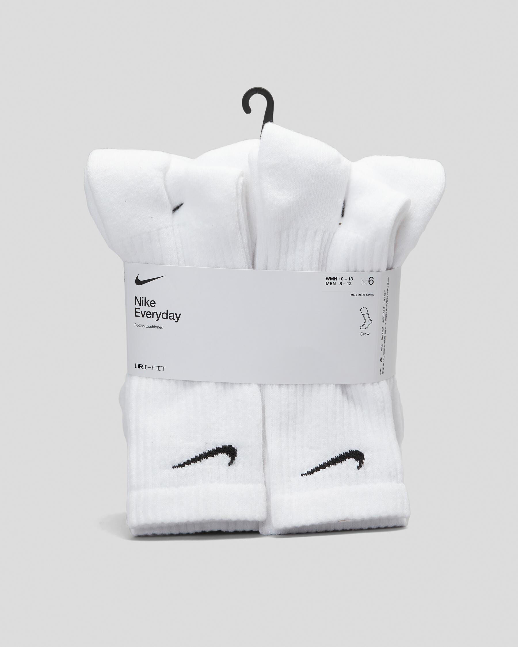 Nike socks hotsell 6 pack