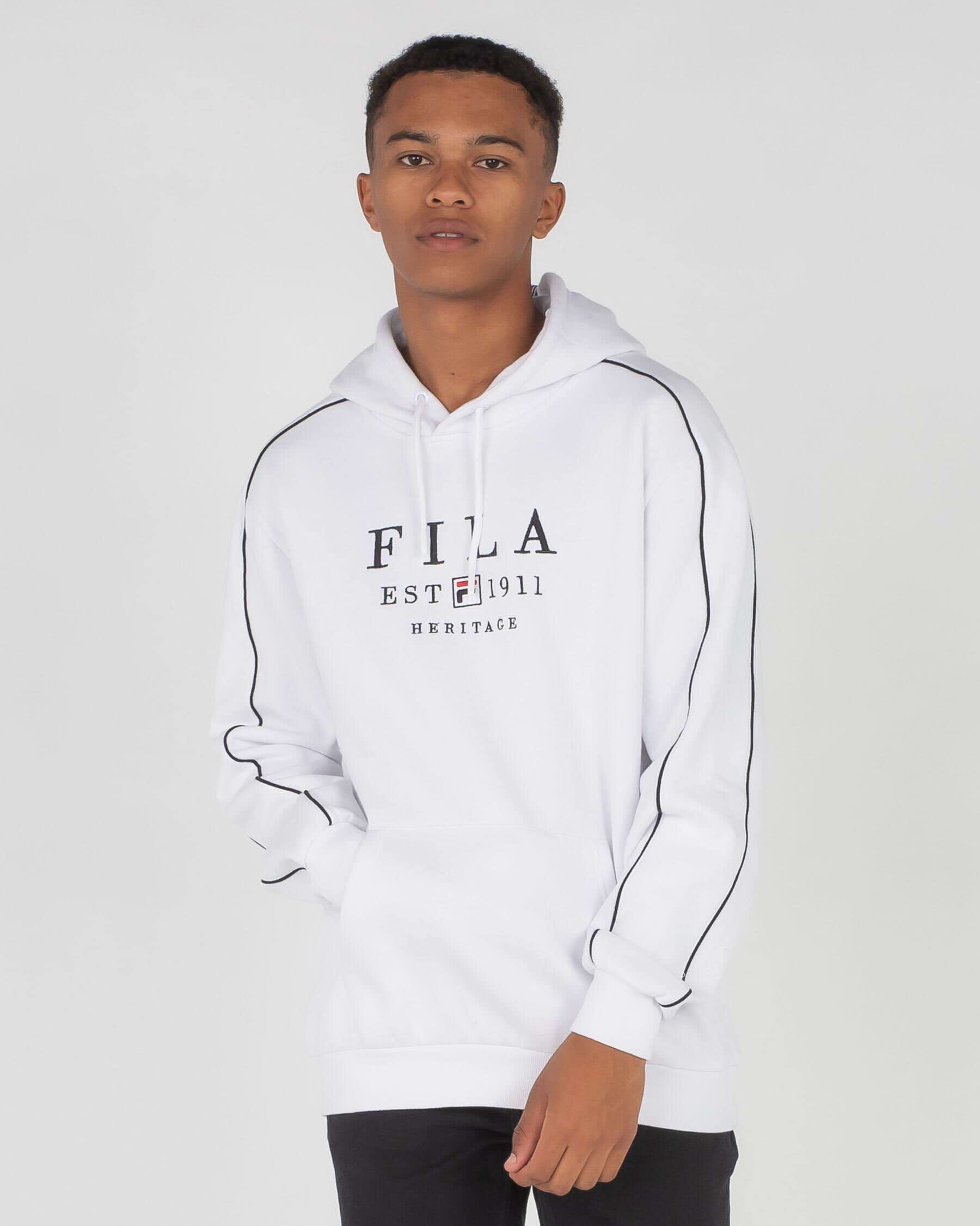 fila hoodie white