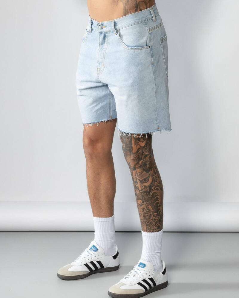 Kiss Chacey KS5 Slim Denim Shorts for Mens