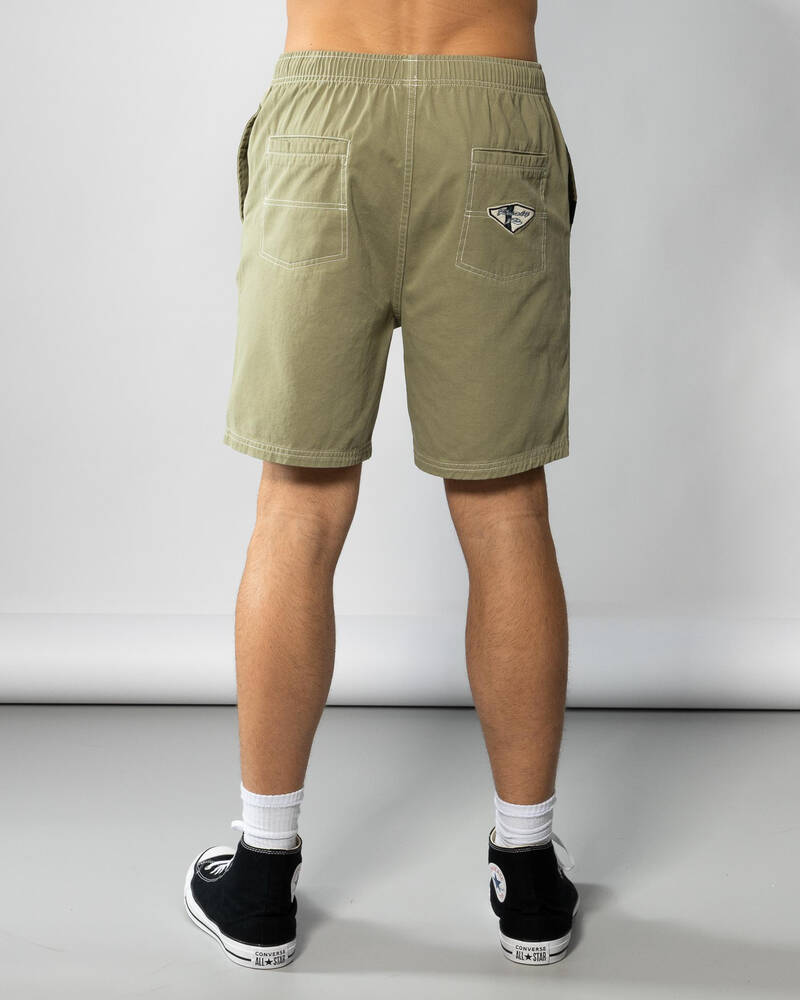 Rusty Manila Folder Heritage Elastic Shorts for Mens