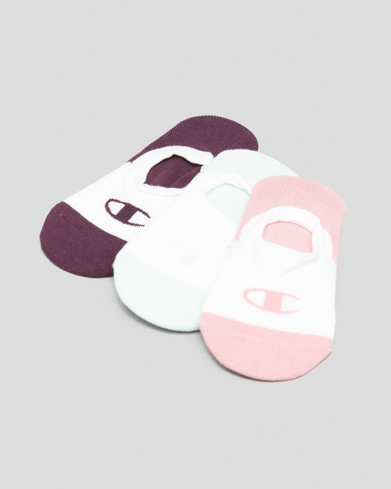Champion Womens C Logo No Show Sock Pack for Womens