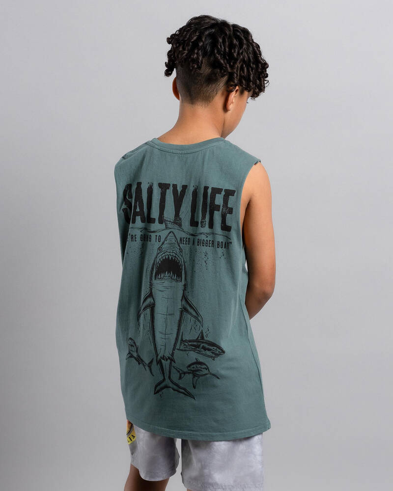 Salty Life Boys' Shiver Muscle Tank for Mens