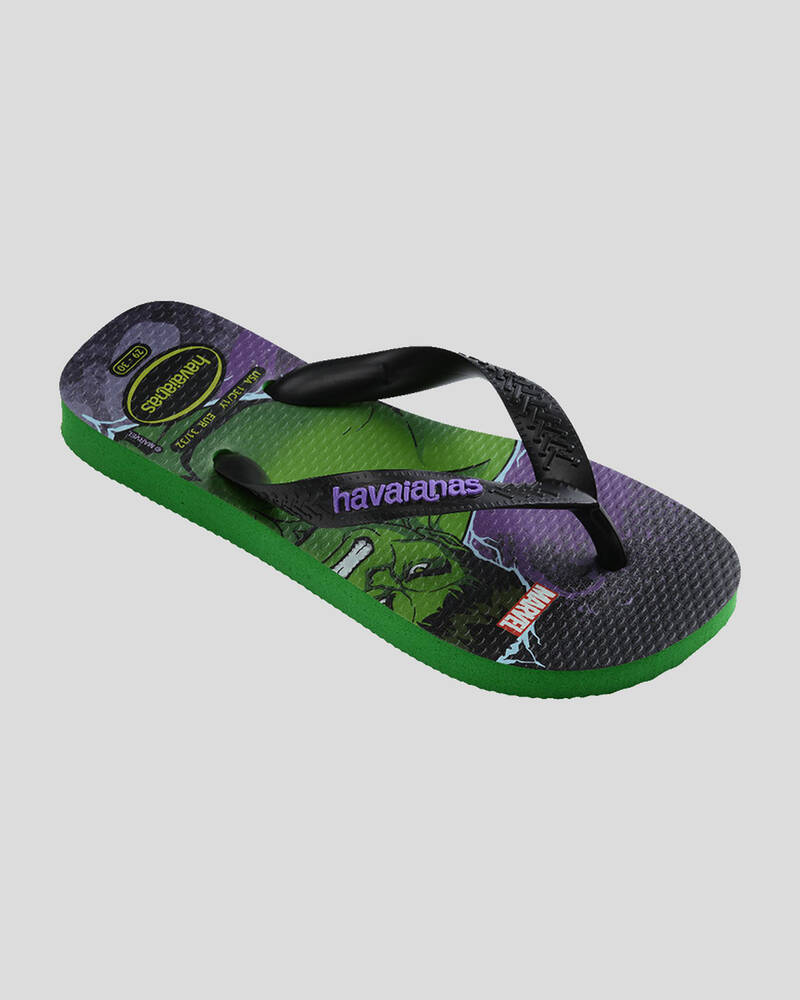 Havaianas Kids' Marvel Hulk Thongs for Mens