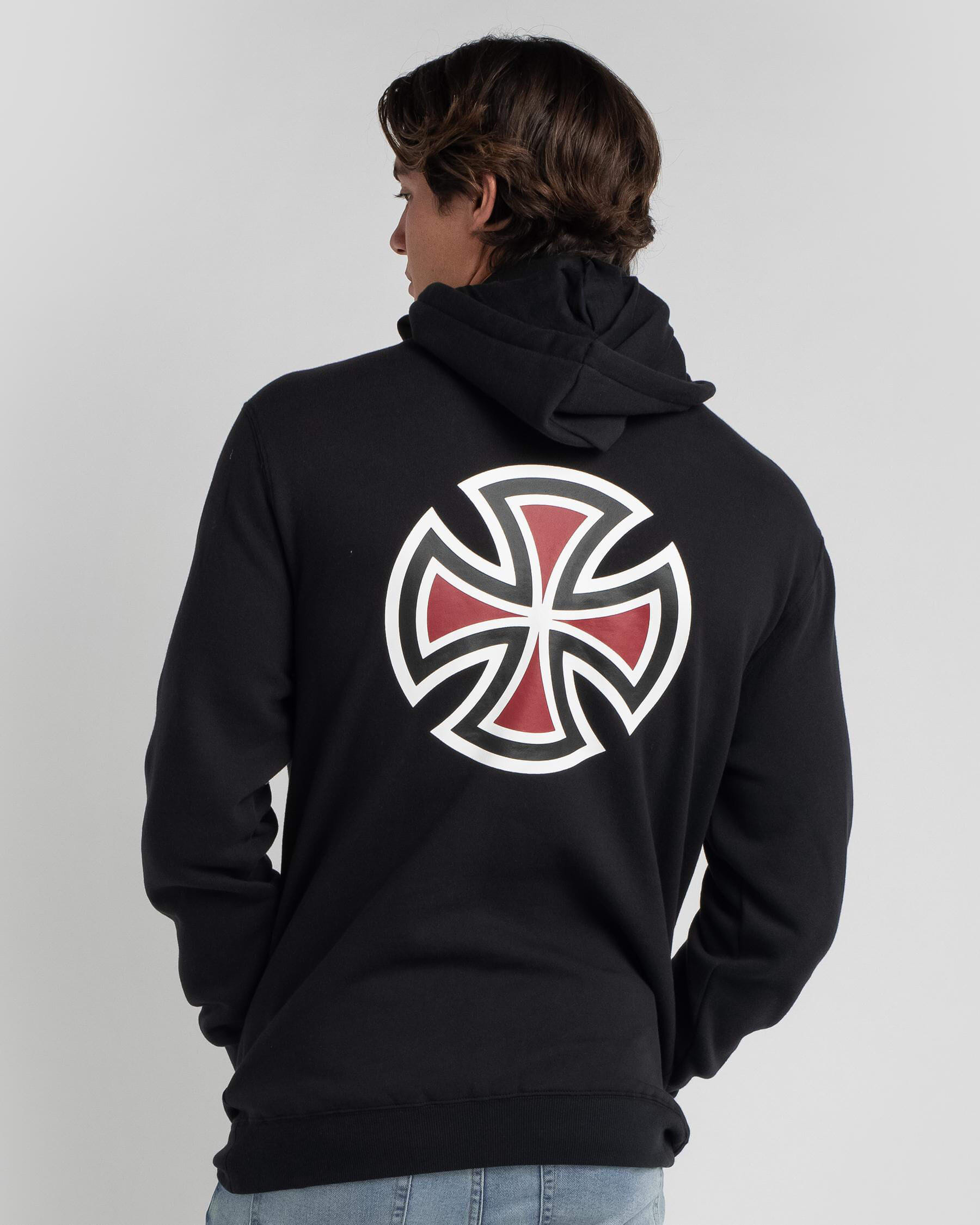 Independent bar cross top hoodie