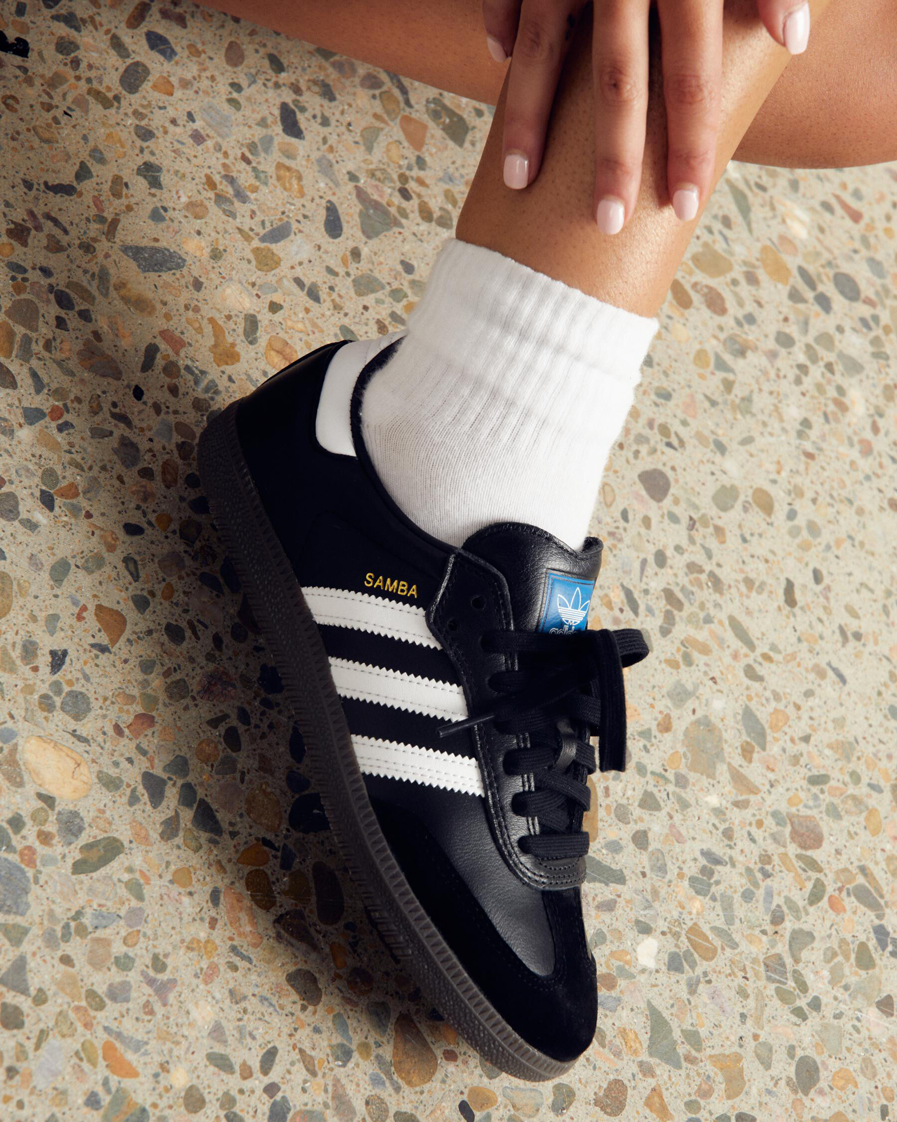 Adidas samba sale black womens