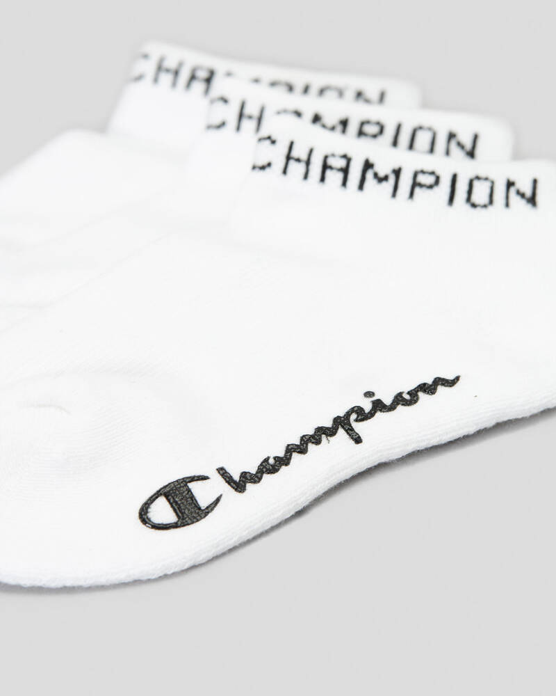 Champion Toddlers' Ankle Socks 3 Pack for Unisex