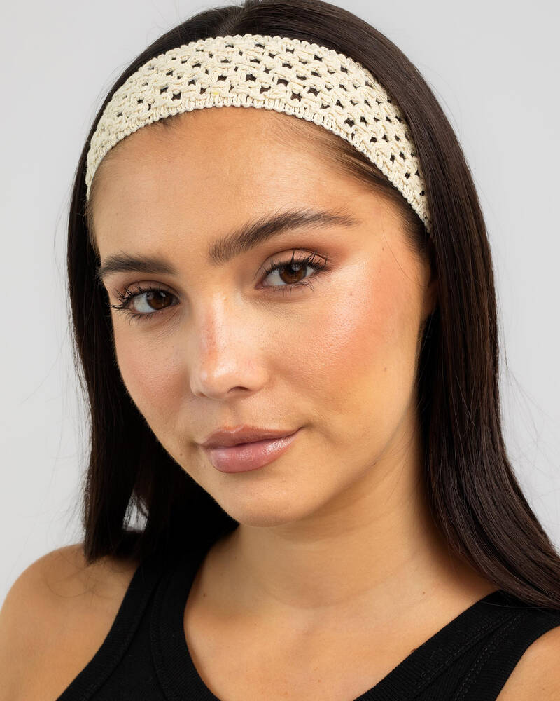 Karyn In LA Tulum Crochet Headband for Womens