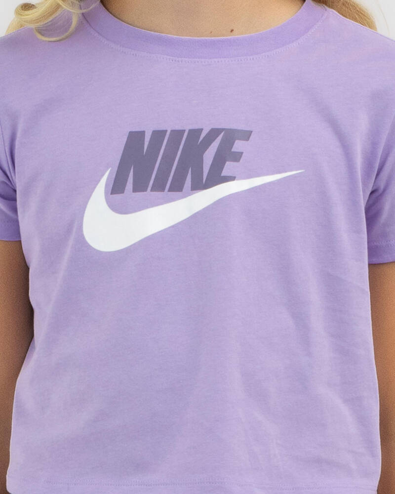 Nike Girls' Futura Cropped T-Shirt for Womens