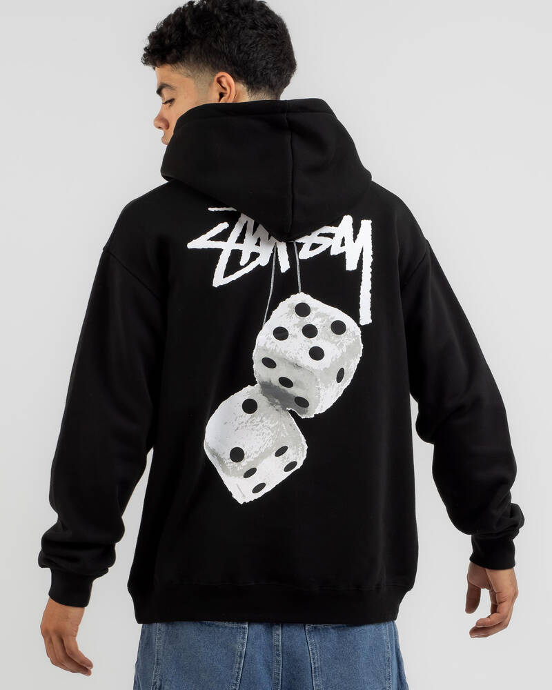 Stussy Fuzzy Dice 50/50 Hoodie for Mens