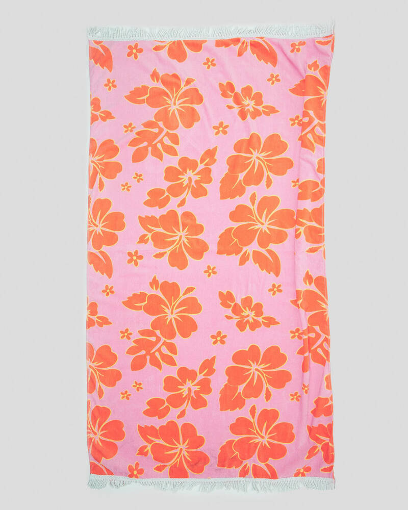 Topanga Honolulu Beach Towel In Pink - FREE* Shipping & Easy Returns ...