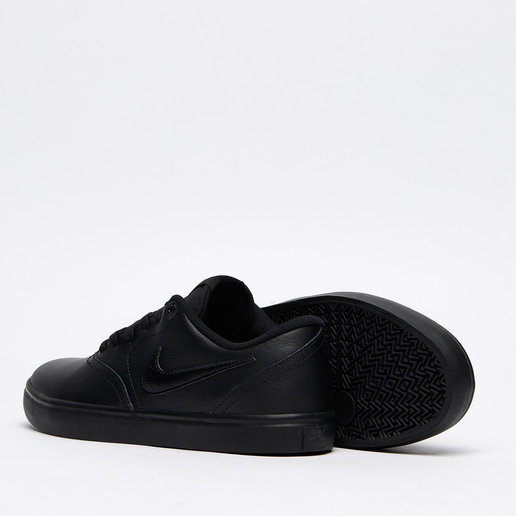 women's all black leather nike shoes