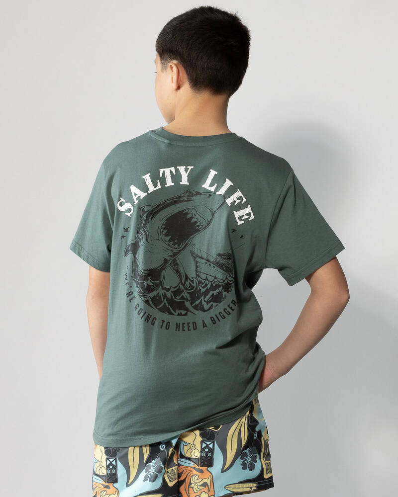 Salty Life Boys' Peak T-Shirt for Mens