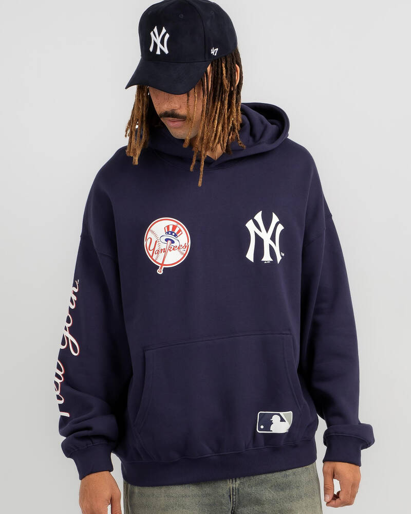 Majestic NY Yankees City Connect Crest Hoodie for Mens