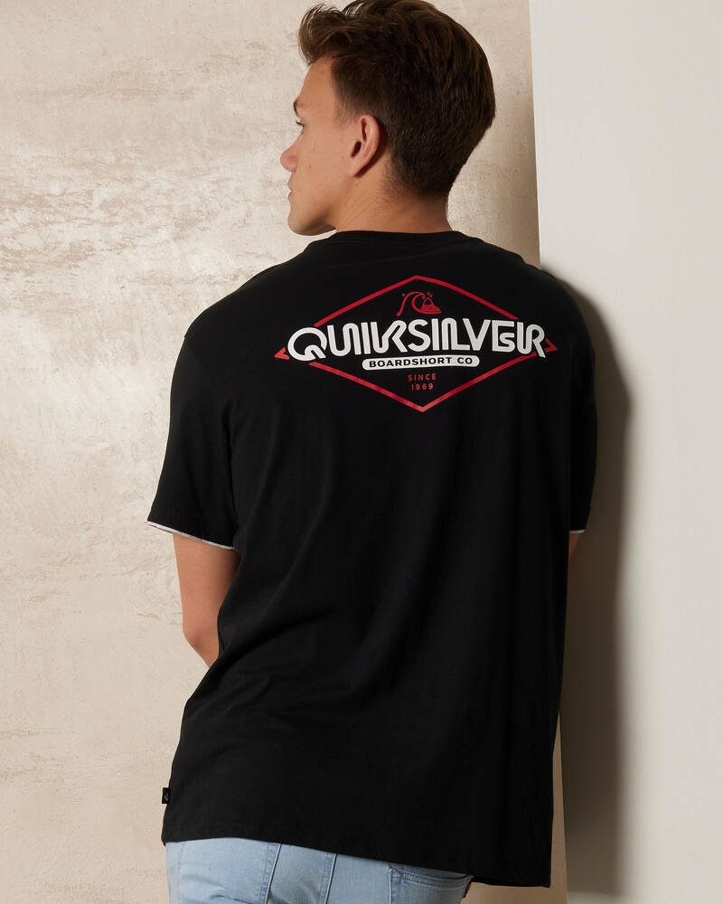 Quiksilver Omni Sign Tipper T-Shirt for Mens