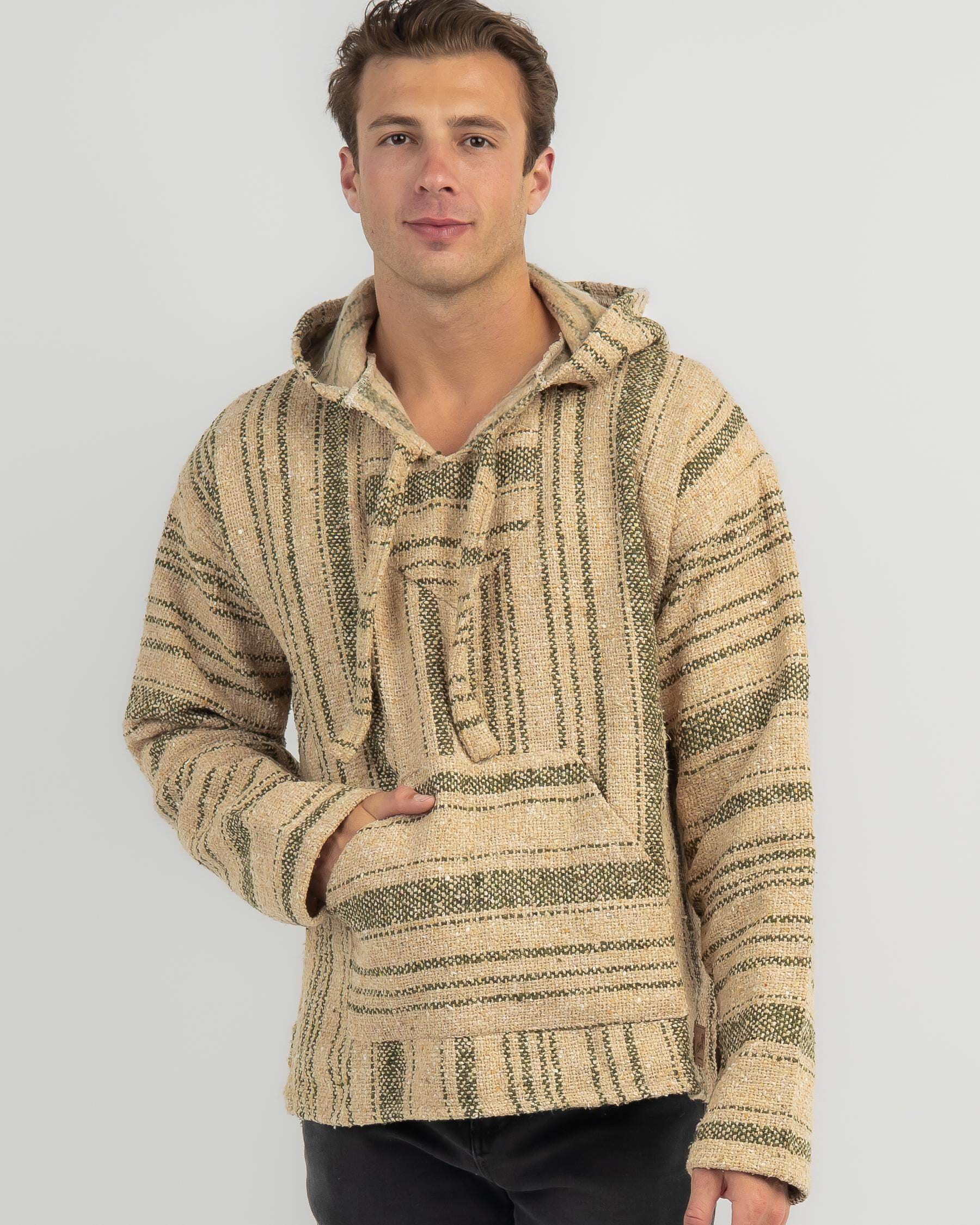 Tan baja outlet hoodie