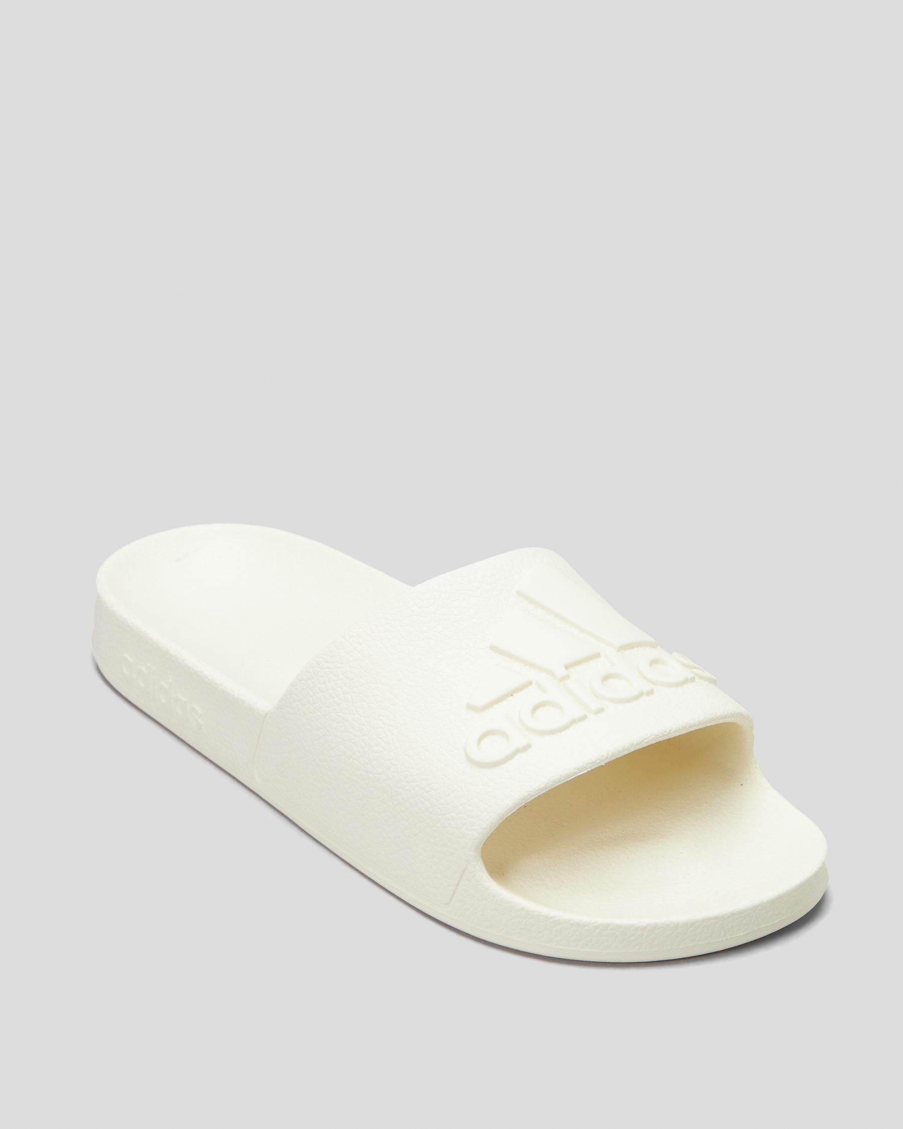 Adidas adilette aqua outlet women's slide sandals