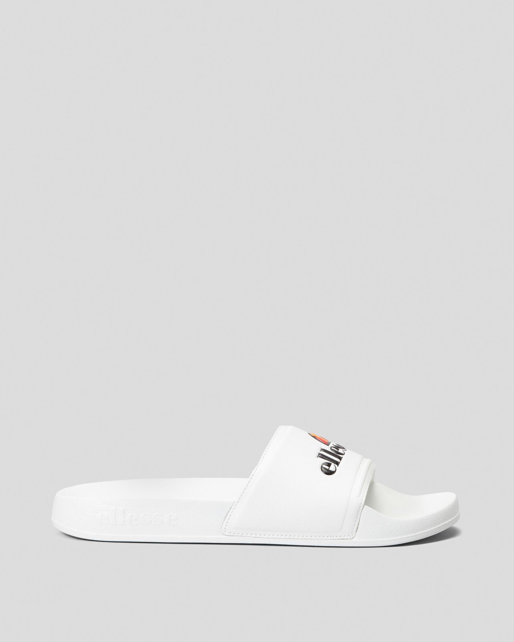 Ellesse Filippo Slides In White FREE Shipping Easy Returns