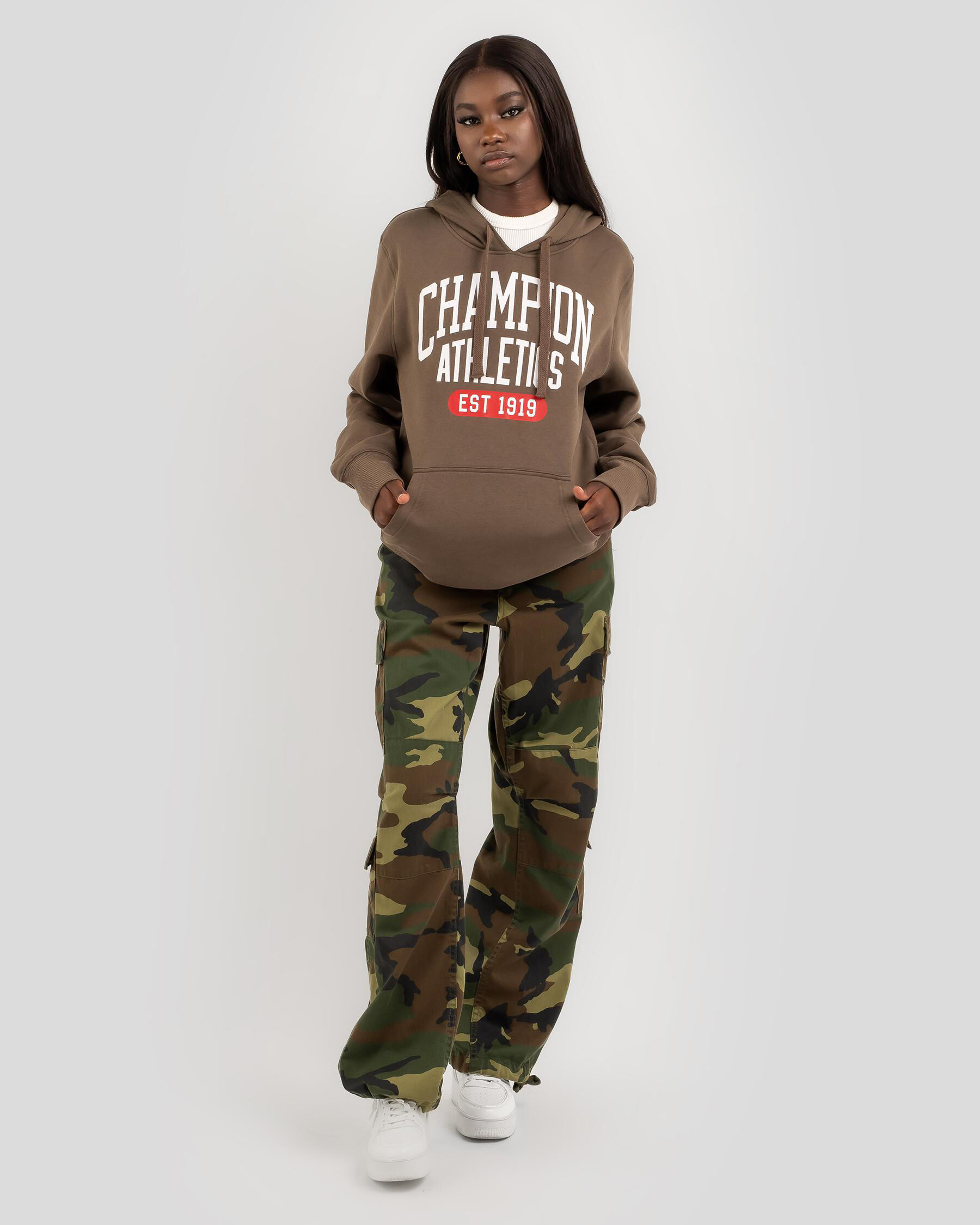 Champion women's best sale camo hoodie