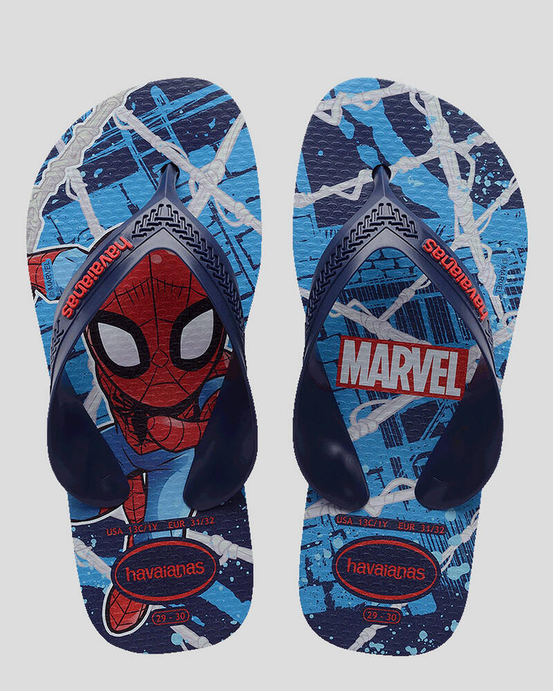 Havaianas Kids' Max Marvel Spiderman Thongs for Mens