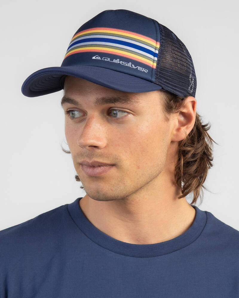 Quiksilver Buzzard Coop Trucker Cap In Navy Blazer - FREE* Shipping