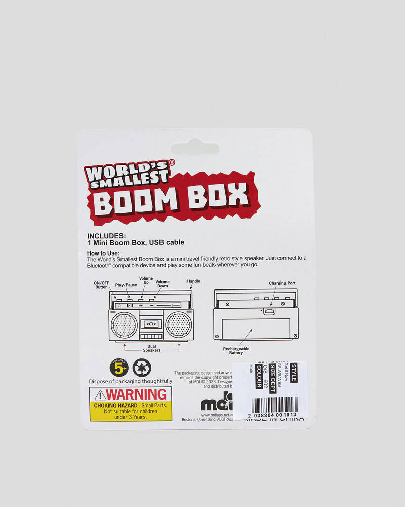 Get It Now Worlds Smallest Wireless Boom Box for Unisex